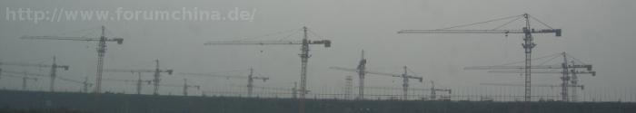 Staatlich geförderter Bau-Boom in China.