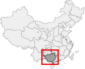 Provinz Guangxi China
