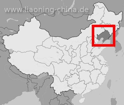 Karte von Liaoning China