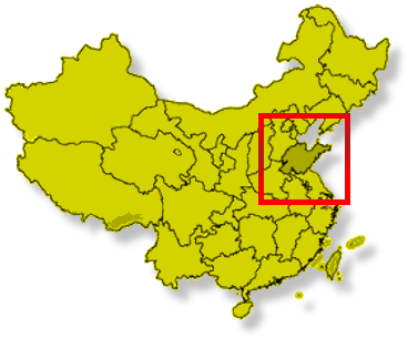 Landkarte von Shandong China